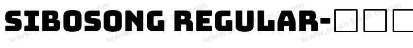 Sibosong Regular字体转换